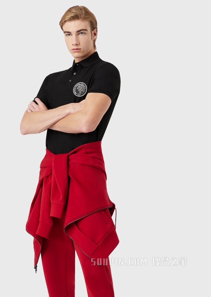 新春系列简约短袖POLO衫 | Emporio Armani