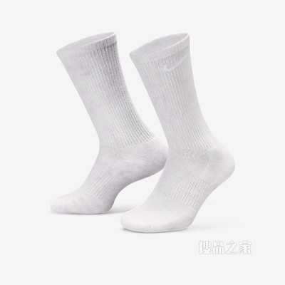 Nike Everyday Plus Cushioned Crew 运动袜（1 双）