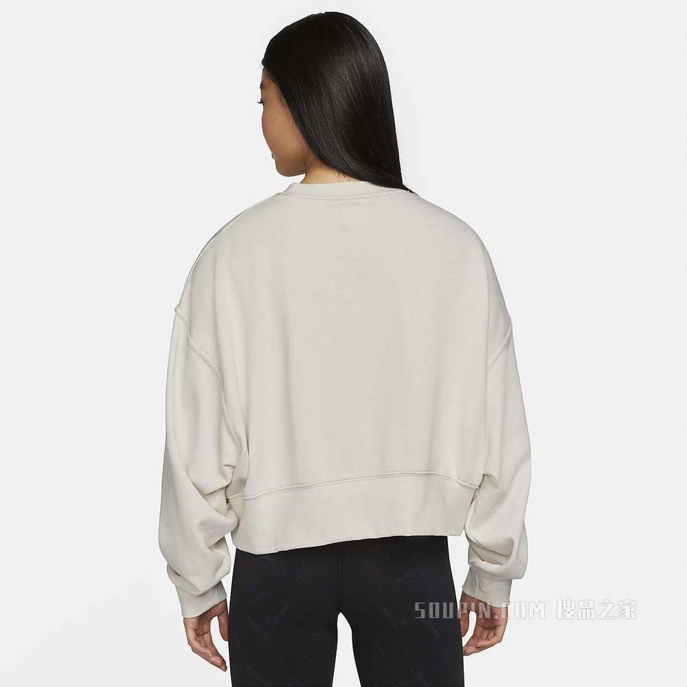 Nike Sportswear Swoosh 女子短款圆领运动衫