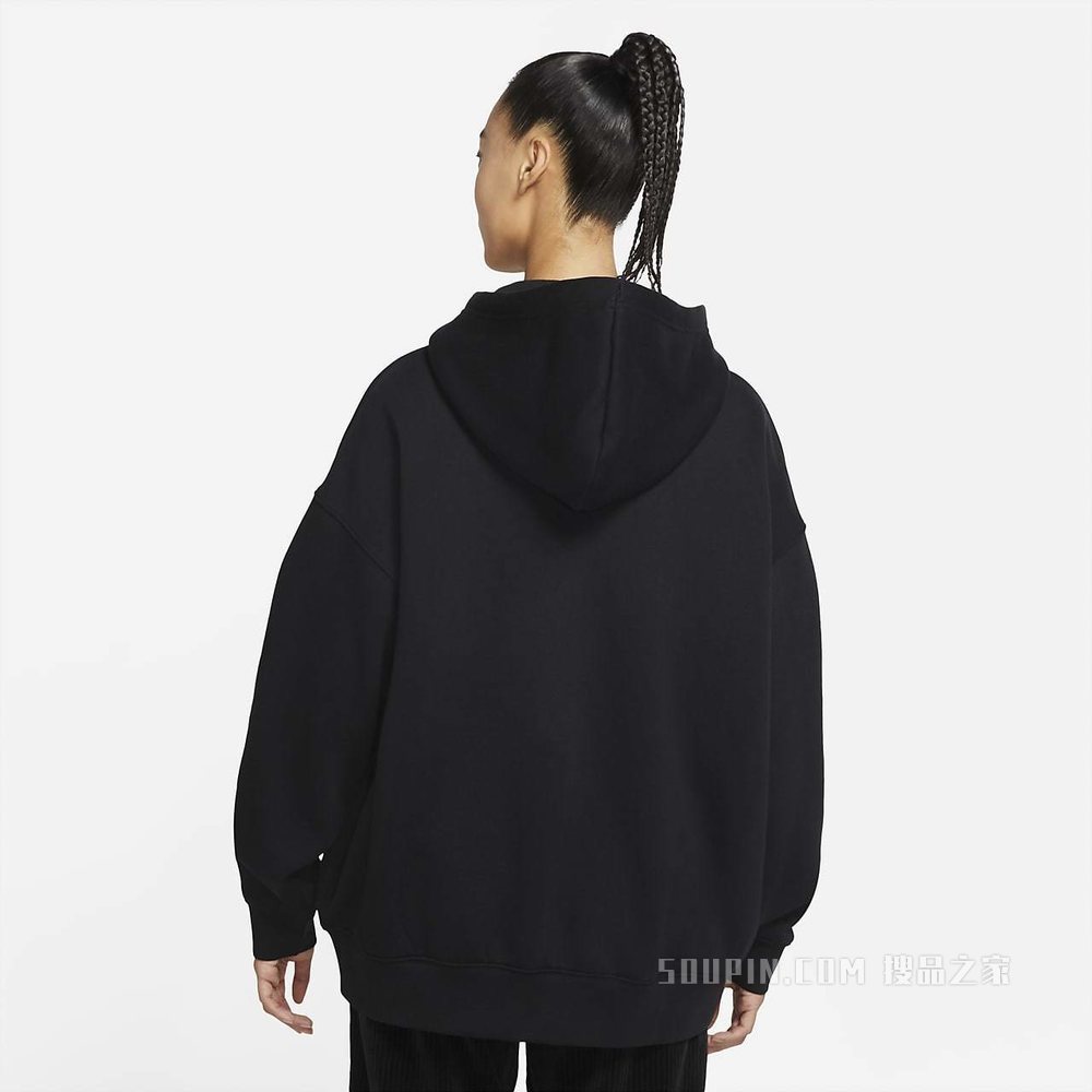 Nike Sportswear Essentials 女子全长拉链开襟起绒连帽衫
