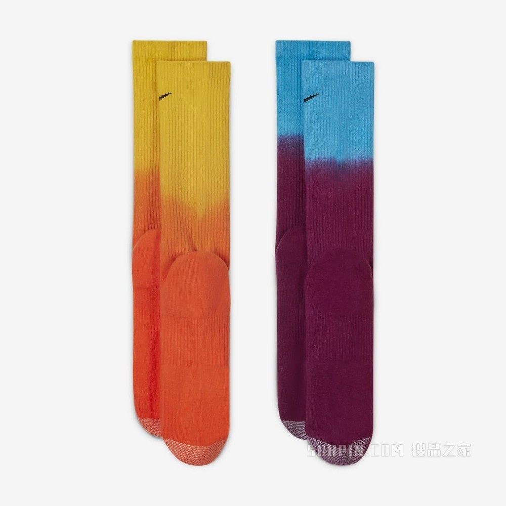 Nike Everyday Plus Cushioned Crew 运动袜（2 双）