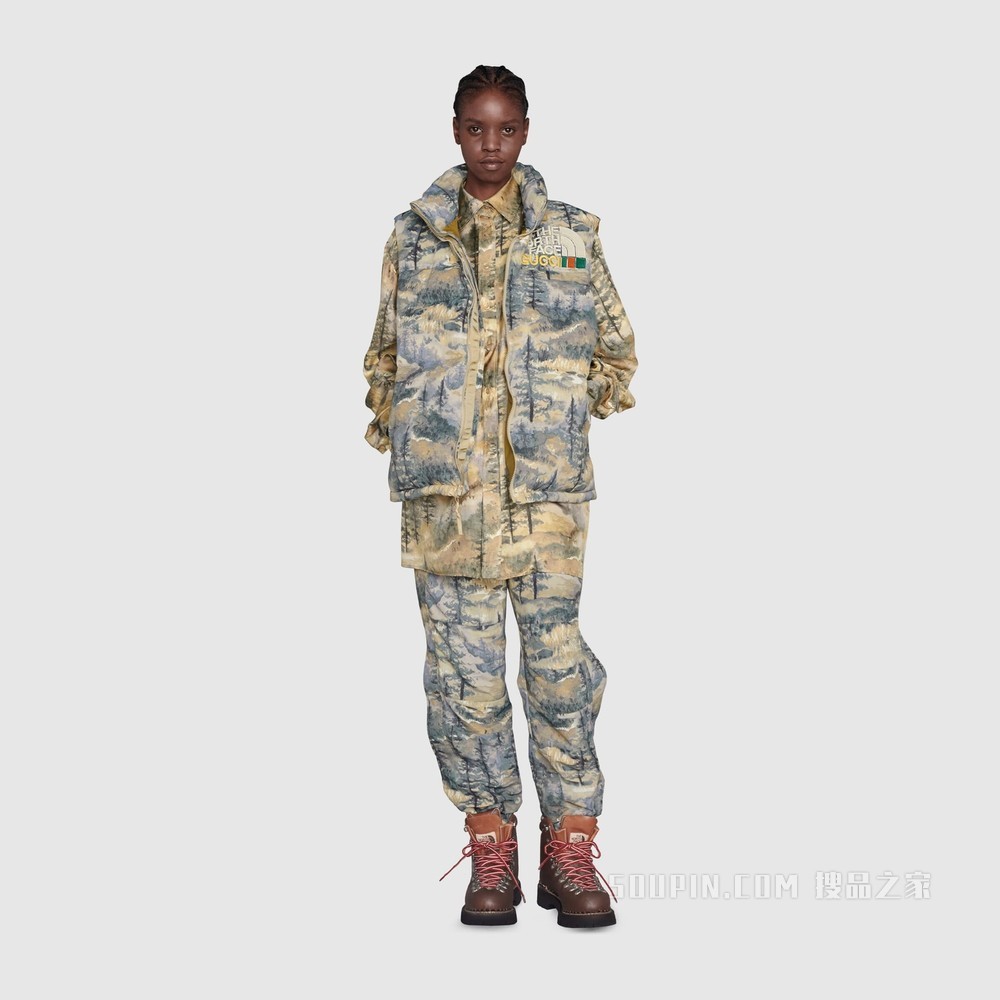 The North Face x Gucci联名系列羽绒马甲 多色
