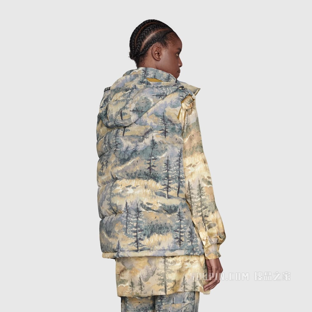 The North Face x Gucci联名系列羽绒马甲 多色