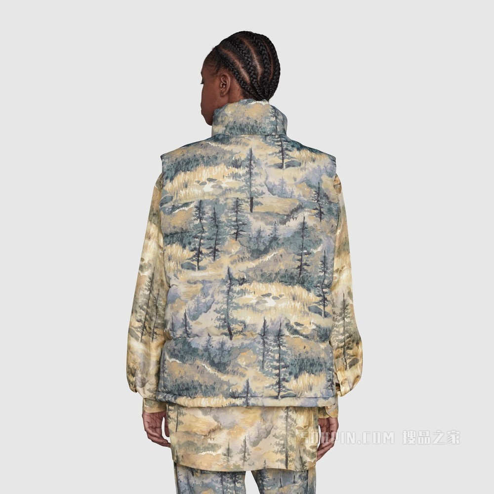 The North Face x Gucci联名系列羽绒马甲 多色