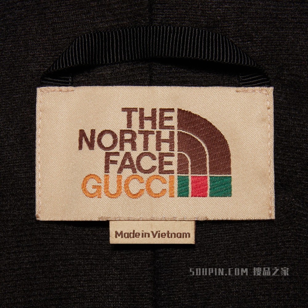 The North Face x Gucci联名系列连体裤 橙色