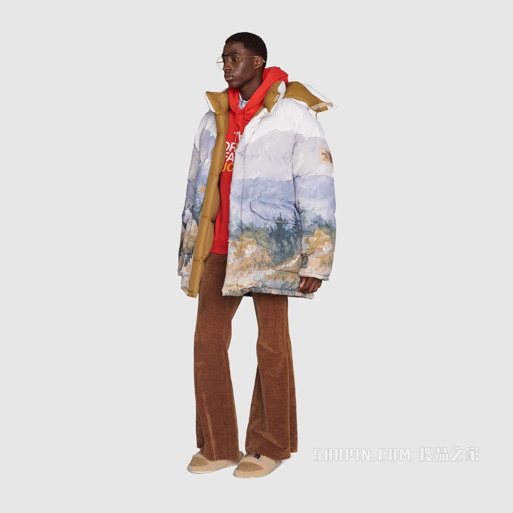 The North Face x Gucci联名系列羽绒大衣 多色