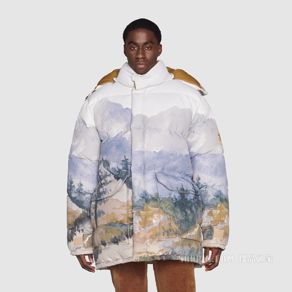 The North Face x Gucci联名系列羽绒大衣 多色