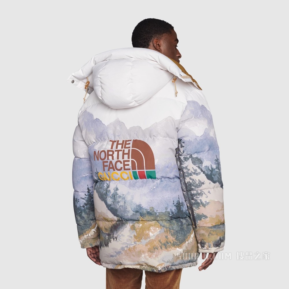 The North Face x Gucci联名系列羽绒大衣 多色