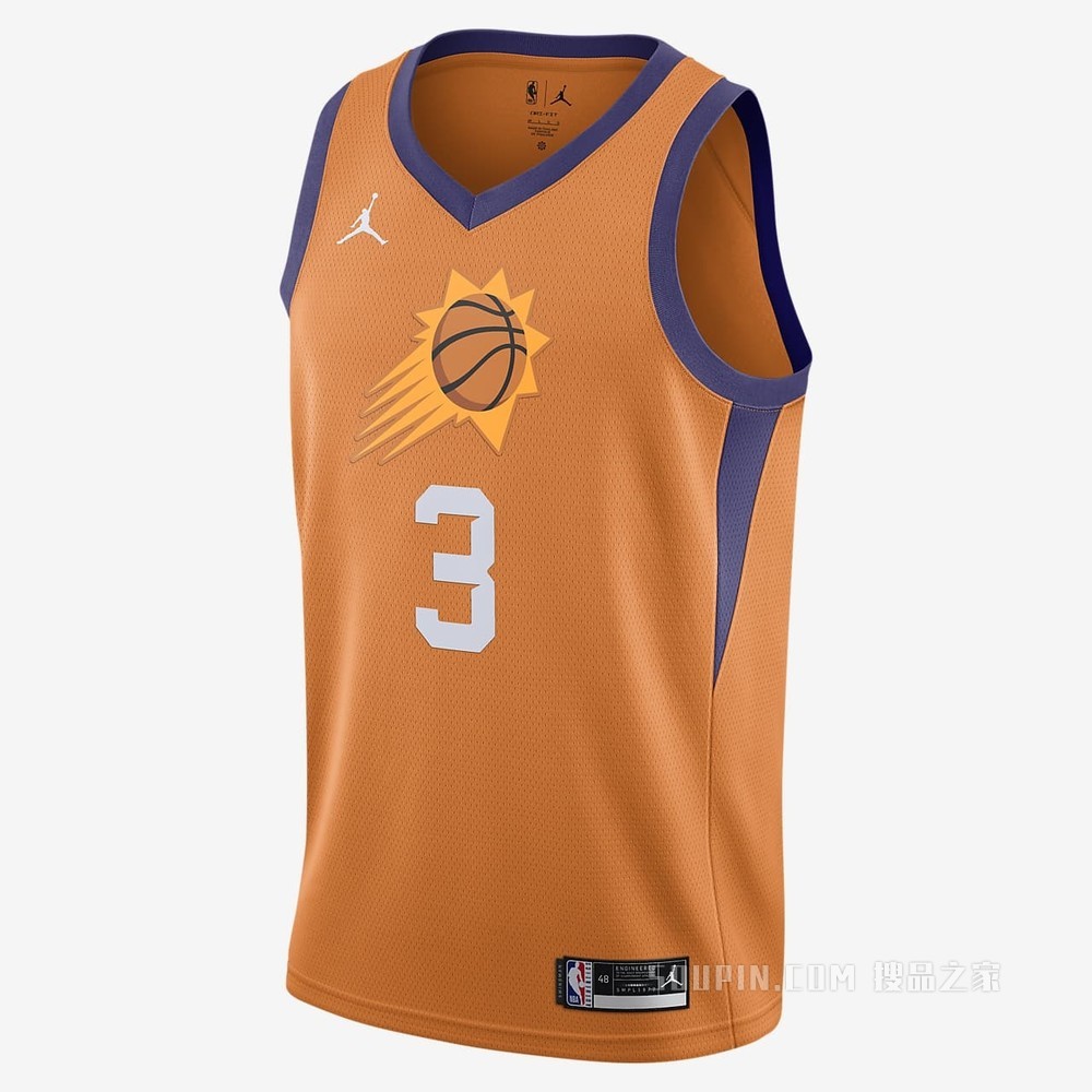2020 赛季菲尼克斯太阳队 Statement Edition Jordan NBA Swingman Jersey 男子球衣