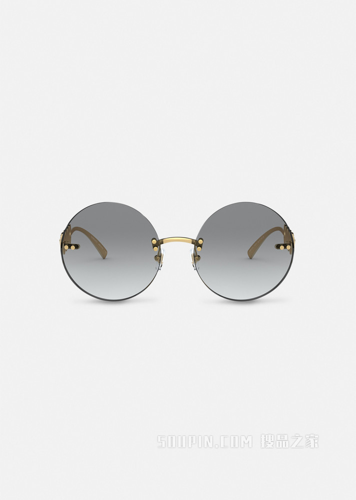 Signature美杜莎金色太阳镜