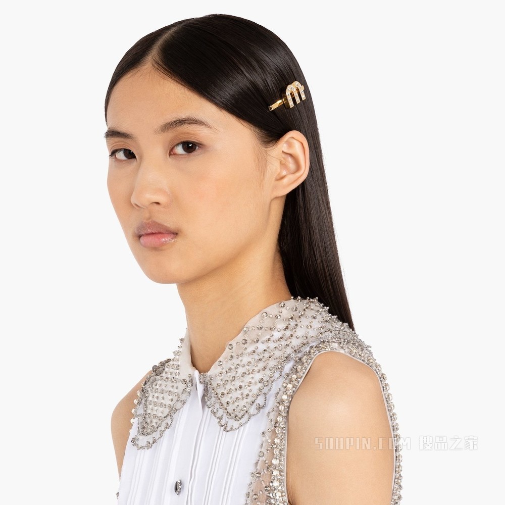 树脂玻璃和金属发夹