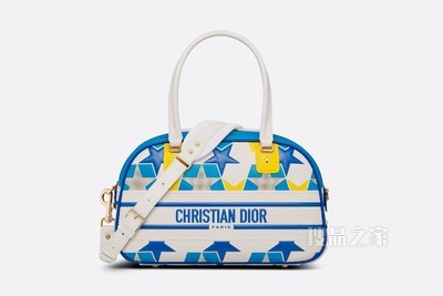 中号 Dior Vibe 手袋 镂空牛皮革星星图案