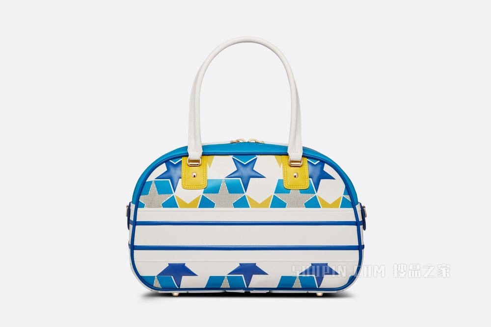 中号 Dior Vibe 手袋 镂空牛皮革星星图案