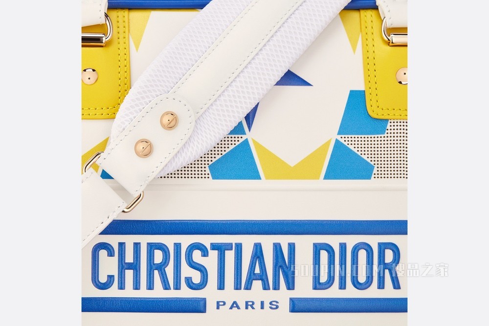 中号 Dior Vibe 手袋 镂空牛皮革星星图案