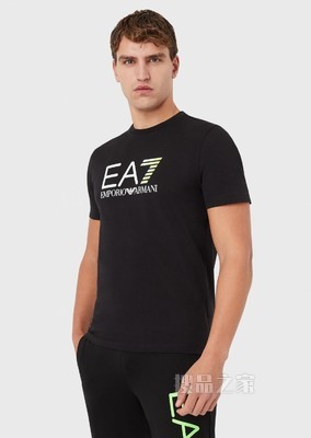 经典LOGO棉质短袖T恤 | EA7