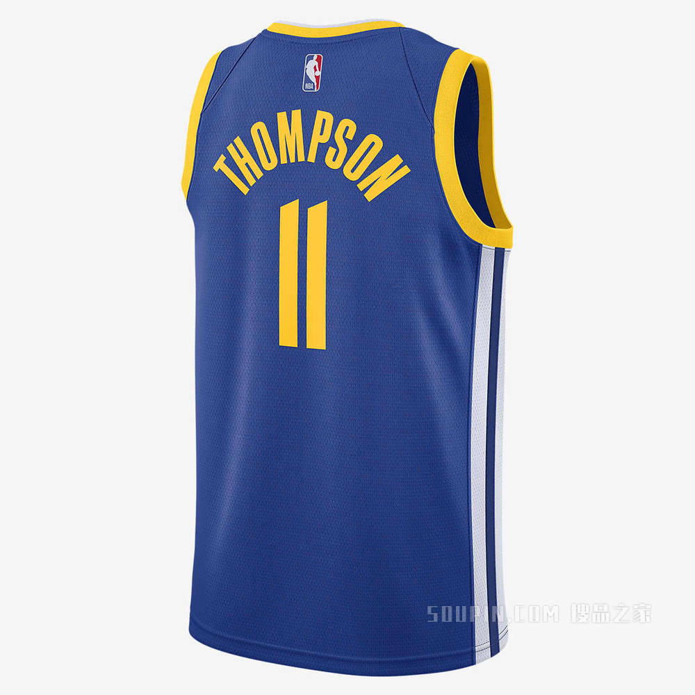 2020 赛季金州勇士队 (Klay Thompson) Icon Edition Nike NBA Swingman Jersey 男子球衣