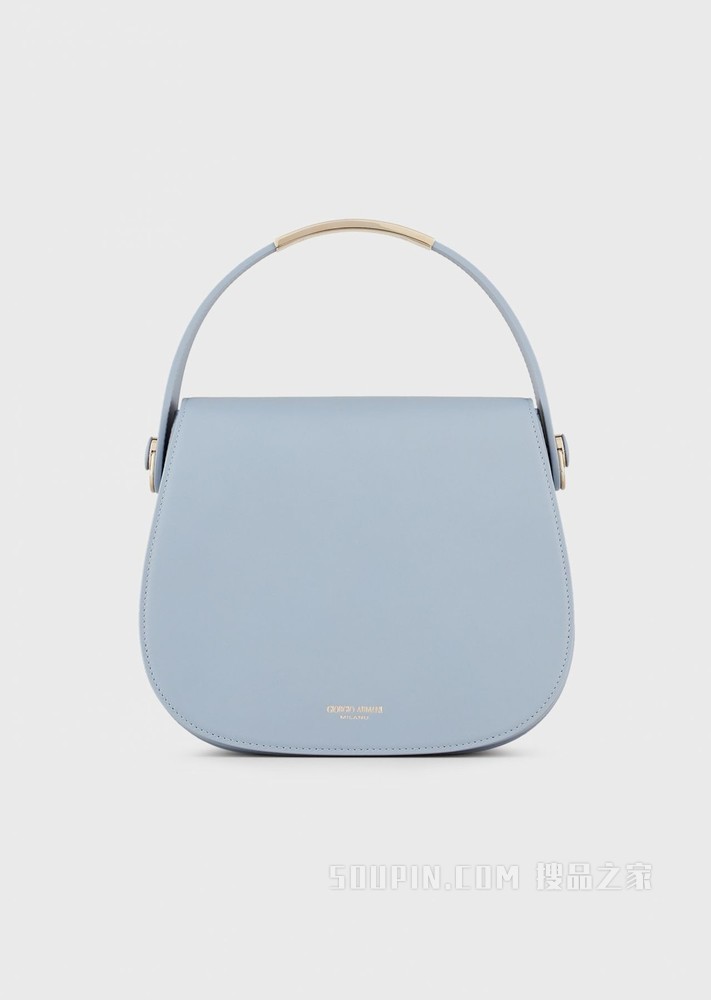 经典标识皮革背提包 | Giorgio Armani