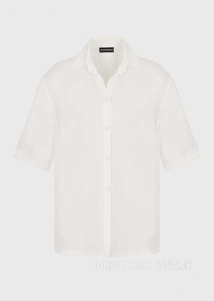 简约优雅短袖衬衫 | Emporio Armani