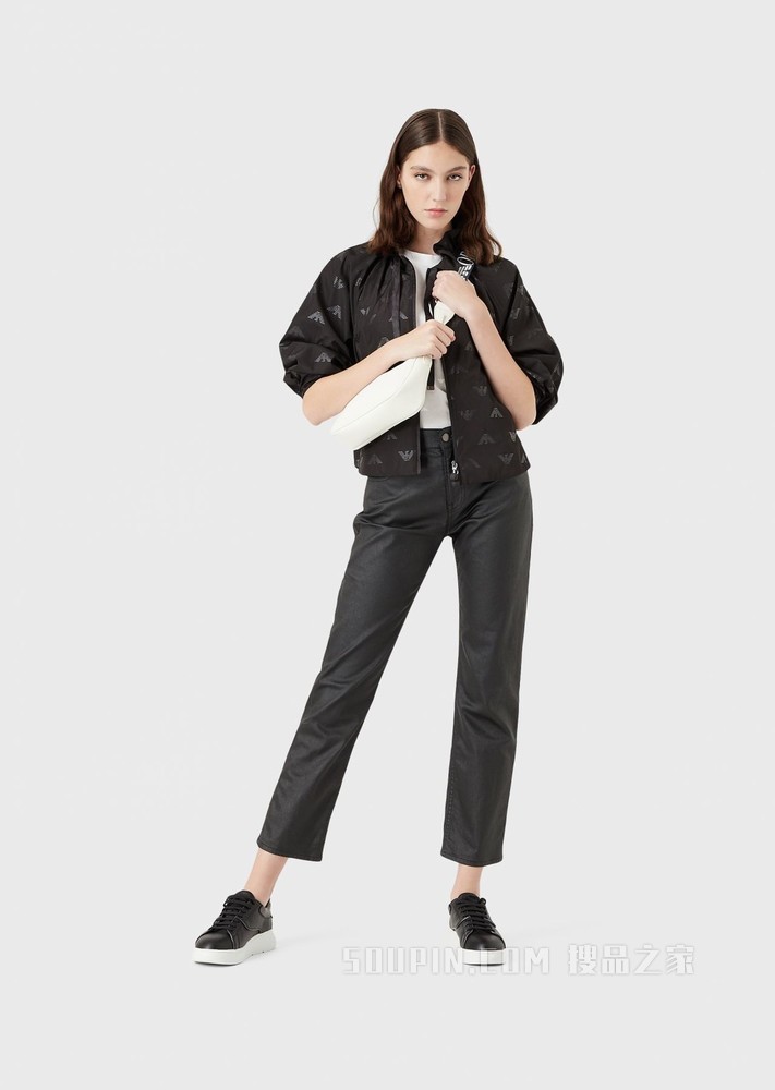 简约棉质休闲短袖T恤 | Emporio Armani