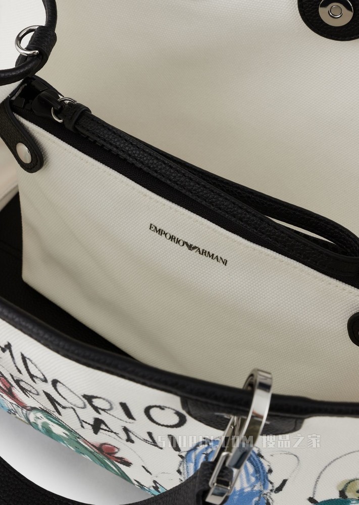 潮流印花帆布 MyEA Bag 背提包 | Emporio Armani
