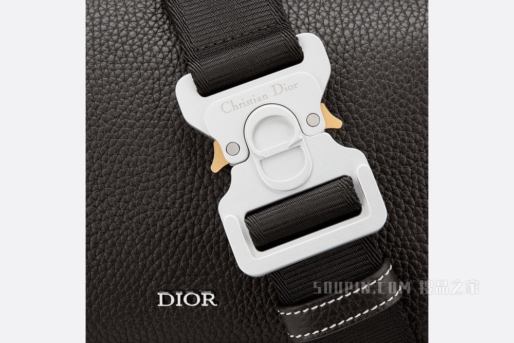 Dior Lingot 22 手袋 黑色粒面牛皮革