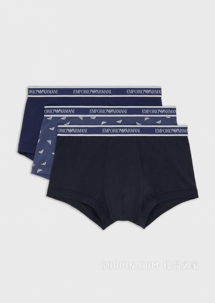 3条装经典徽标内裤套装 | Emporio Armani
