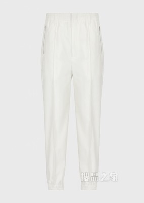 弹力腰部现代时尚休闲裤 | Emporio Armani