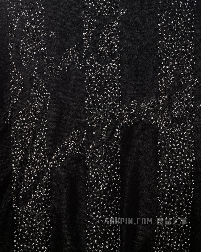 Saint Laurent刺绣绒面Teddy夹克