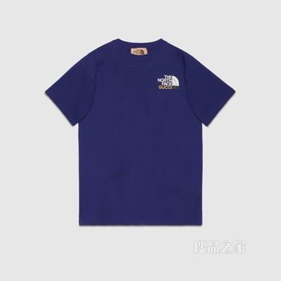 The North Face x Gucci联名系列T恤 蓝色