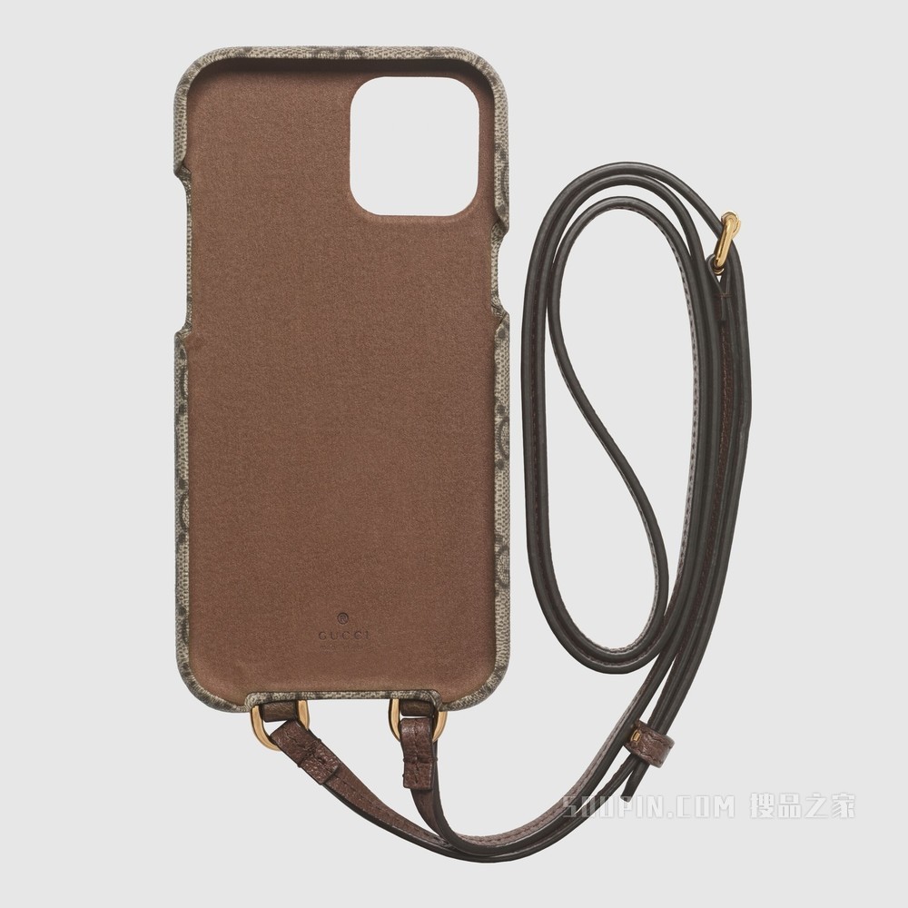 线上专享Ophidia系列 iPhone 12 Pro Max保护套 GG Supreme帆布