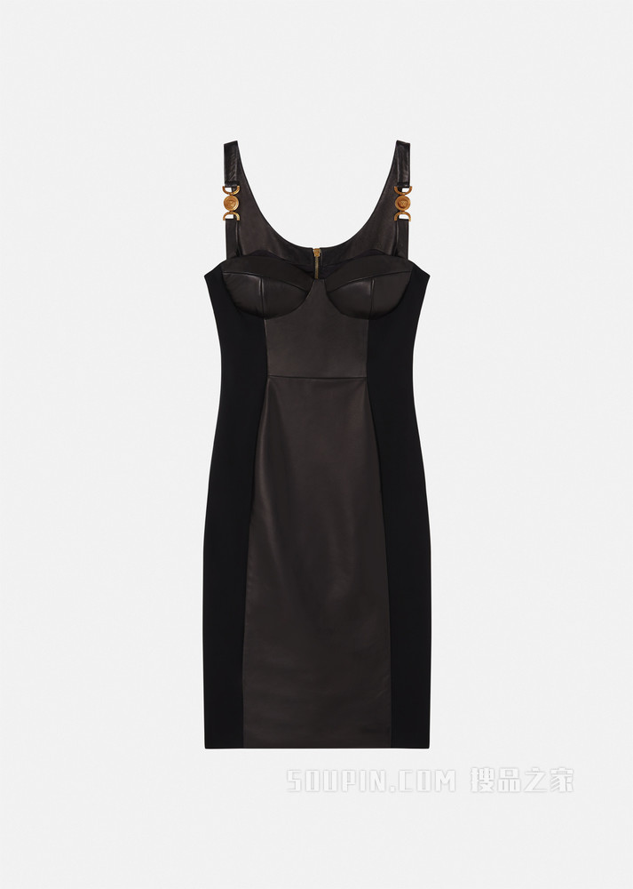 Medusa羊皮革连衣裙
