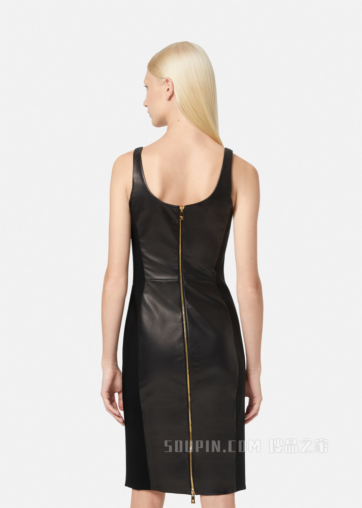 Medusa羊皮革连衣裙