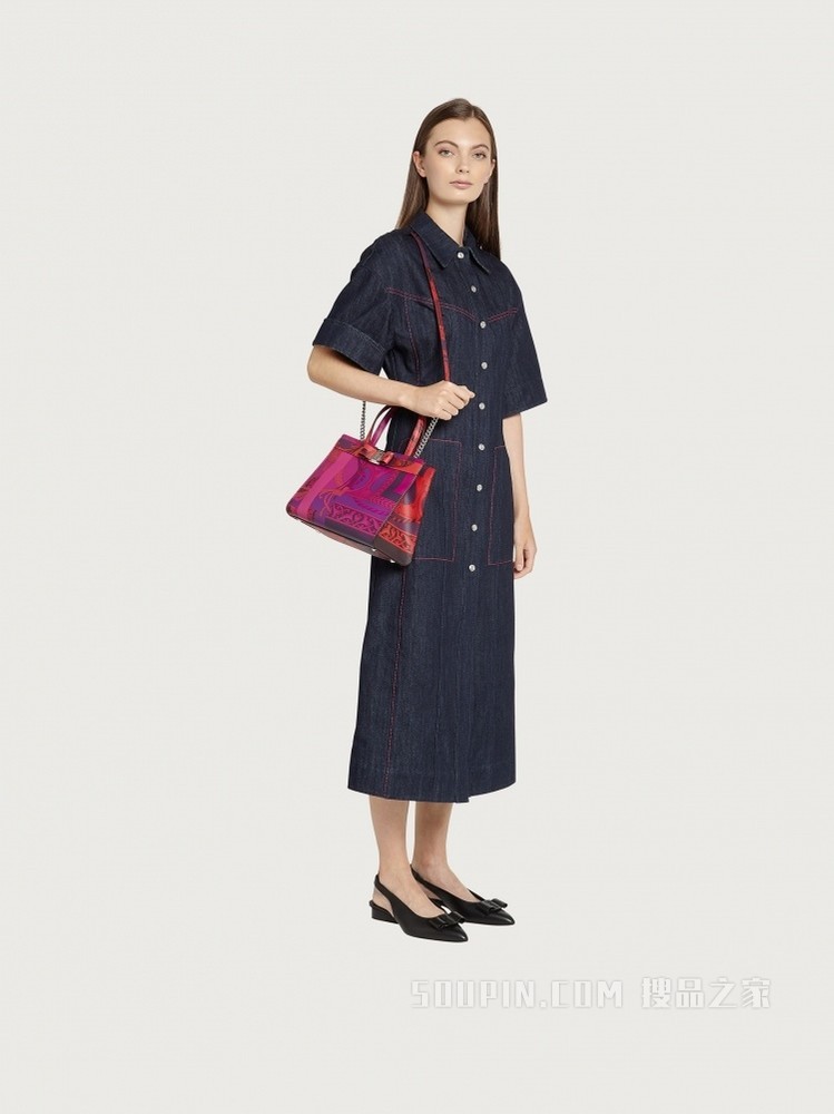 VARA蝴蝶结购物袋（中号）