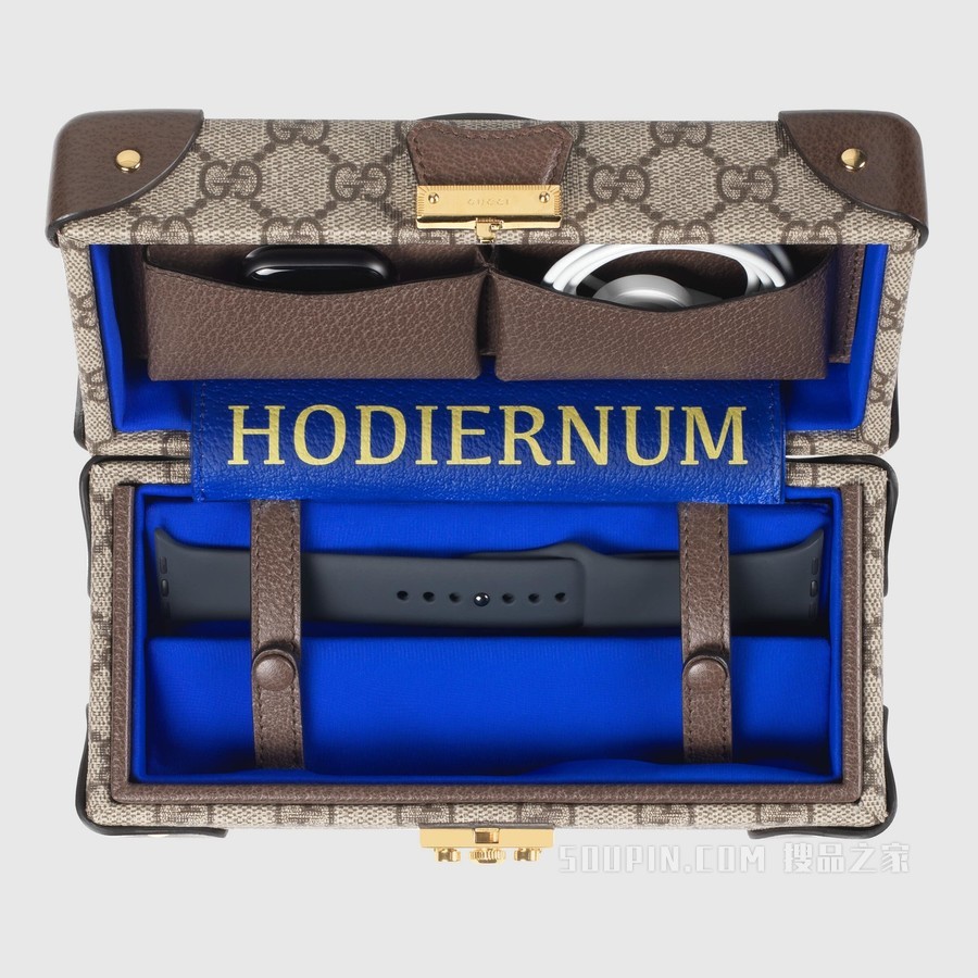 Padlock系列Apple Watch保护套 GG Supreme帆布