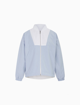 Calvin Klein 女士双面穿棒球领胶质LOGO飞行夹克J217791