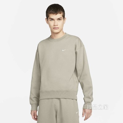 NikeLab 男子起绒圆领上衣