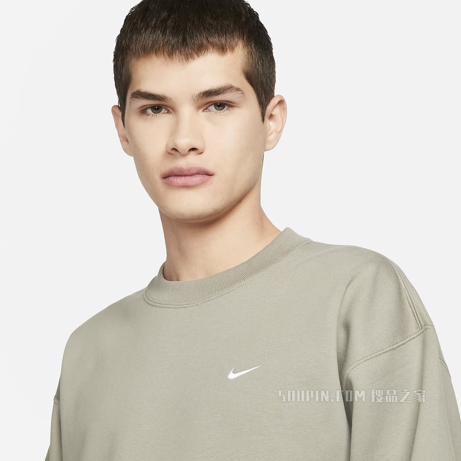 NikeLab 男子起绒圆领上衣
