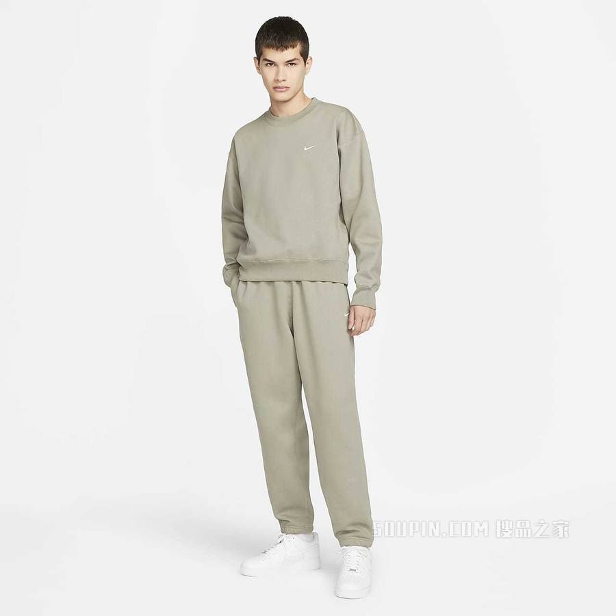 NikeLab 男子起绒圆领上衣