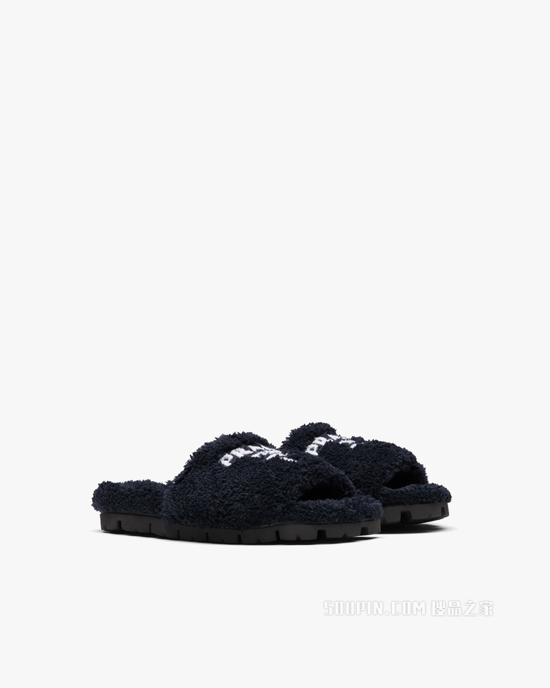 毛圈织物拖鞋