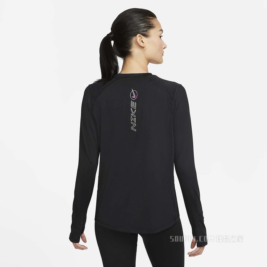 Nike Dri-FIT Icon Clash 女子长袖跑步上衣