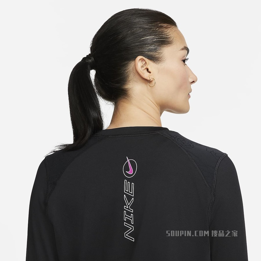 Nike Dri-FIT Icon Clash 女子长袖跑步上衣