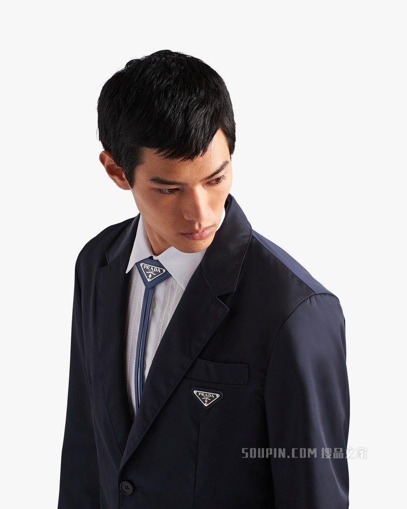 Saffiano 皮革Bolo 领带