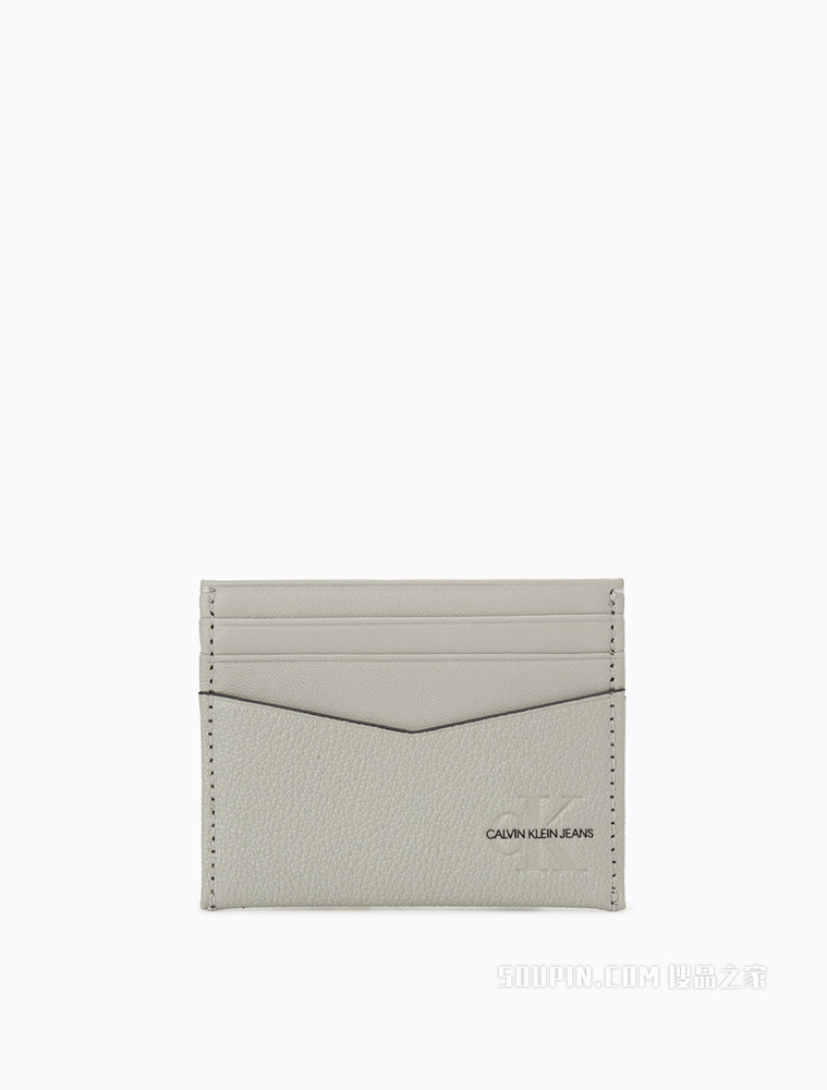 【新年礼物】Calvin Klein 男士压印荔枝纹牛皮卡包HP1630