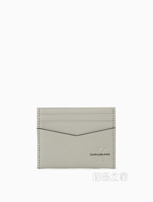 【新年礼物】Calvin Klein 男士压印荔枝纹牛皮卡包HP1630