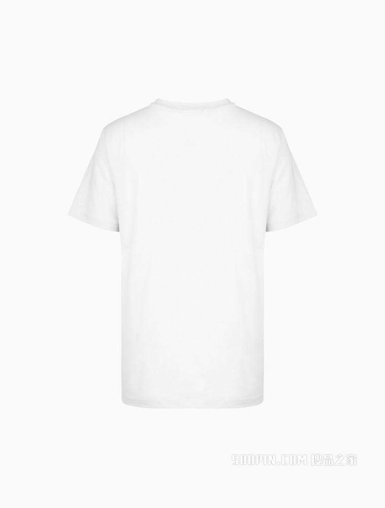 Calvin Klein 女装基础款简约百搭箔印LOGO圆领短袖T恤J213769