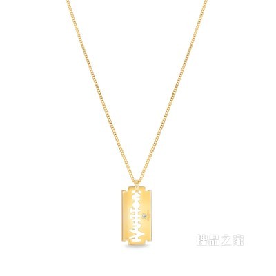 VIRGIL ABLOH BLADE 18K金 钻石项链