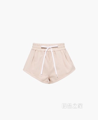 成衣染色棉绒短裤