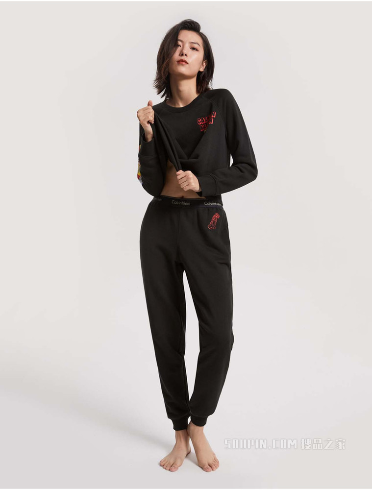 【虎年限定】Calvin Klein 女士新春虎纹印花家居裤QS6828AD