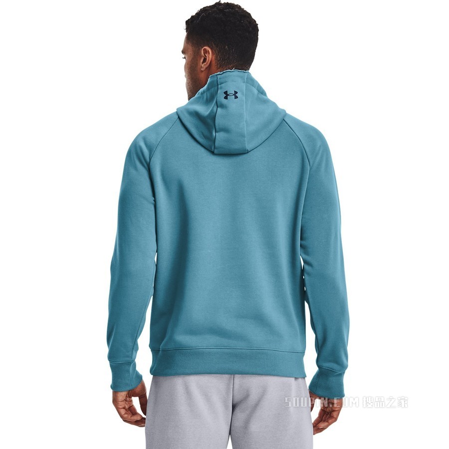 男士Project Rock强森Heavyweight Terry连帽上衣