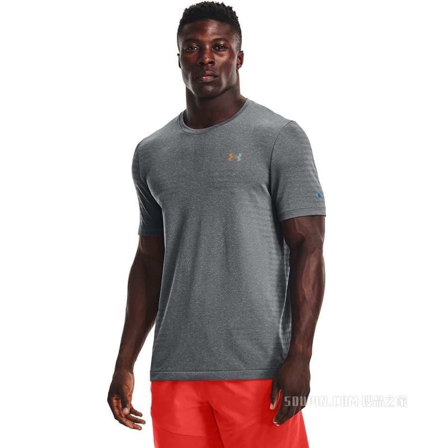 男士UA RUSH Seamless GeoSport短袖T恤